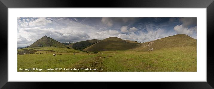 Thorp Cloud panorama Framed Mounted Print by Creative Photography Wales