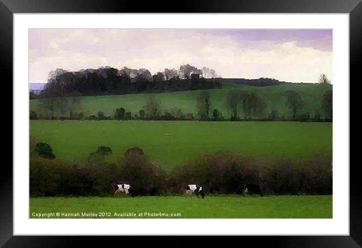 Irish Countryside Framed Mounted Print by Hannah Morley