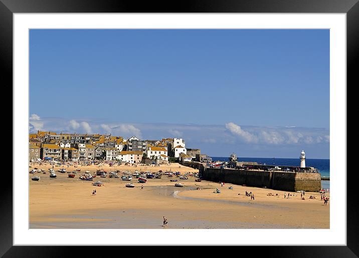 St Ives Framed Mounted Print by Pam Sargeant