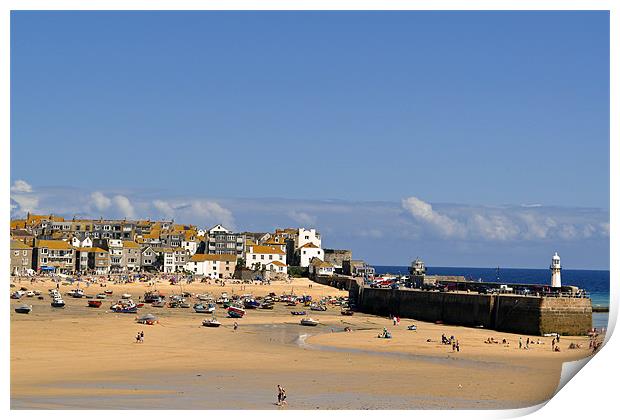 St Ives Print by Pam Sargeant