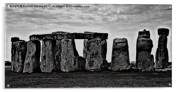 Stone Henge, Wiltshire Acrylic by Hannah Morley