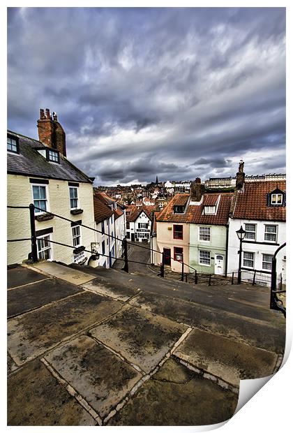Whitby Steps Print by Northeast Images