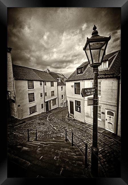 Whitby Steps Framed Print by Northeast Images