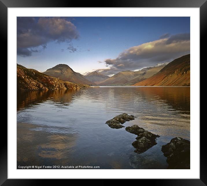 Wastwater Framed Mounted Print by Creative Photography Wales