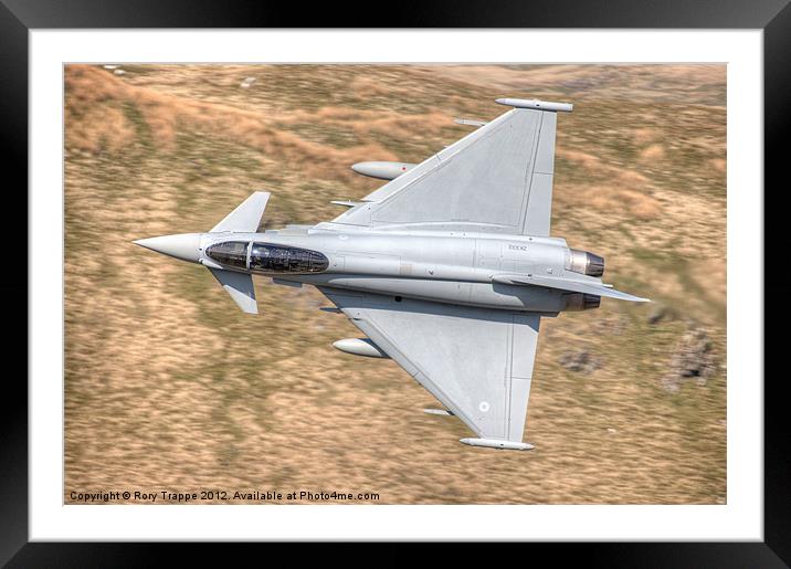 Typhoon on the exit Framed Mounted Print by Rory Trappe