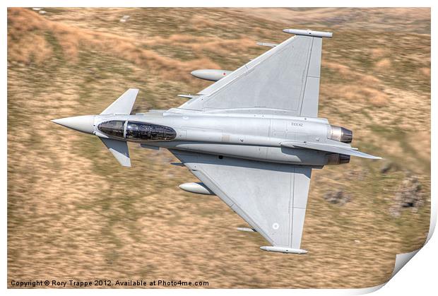 Typhoon on the exit Print by Rory Trappe