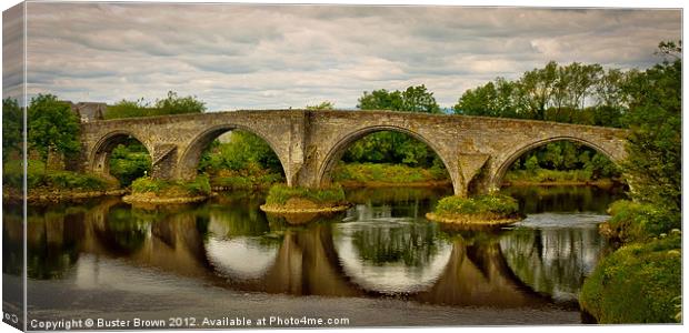 Stirling Bridge Canvas Print by Buster Brown