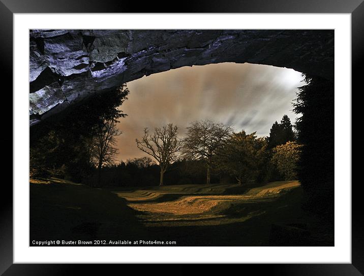Under The Bridge Framed Mounted Print by Buster Brown