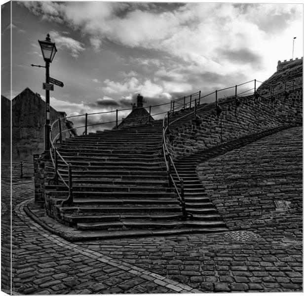 Whitby steps Canvas Print by Northeast Images