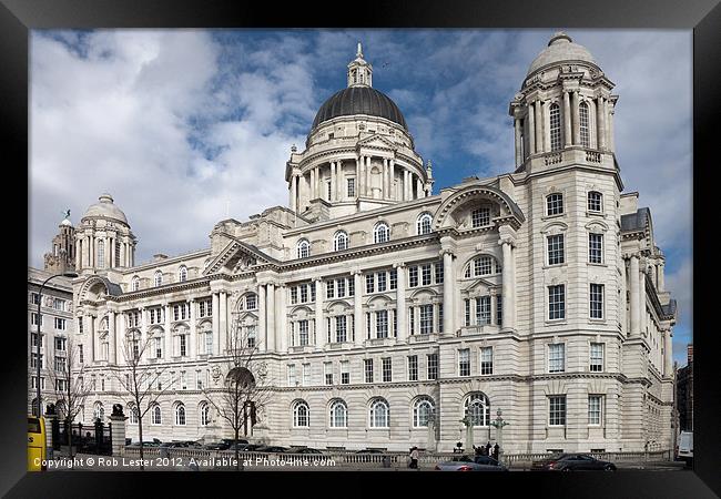 Port of Liverpool Building Framed Print by Rob Lester