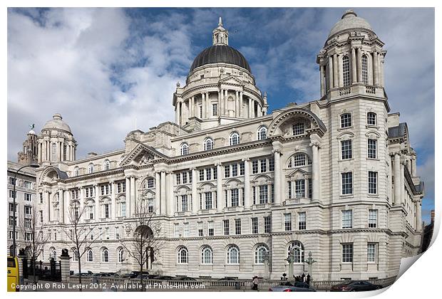 Port of Liverpool Building Print by Rob Lester
