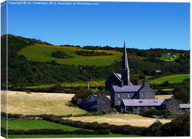 Church in the valley Canvas Print by Ian Tomkinson