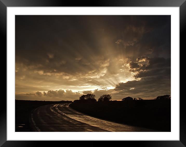 Tornado Set Framed Mounted Print by mark humpage