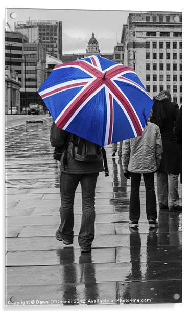 British Weather 2 Acrylic by Dawn O'Connor
