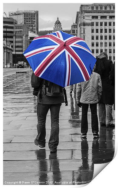 British Weather 2 Print by Dawn O'Connor