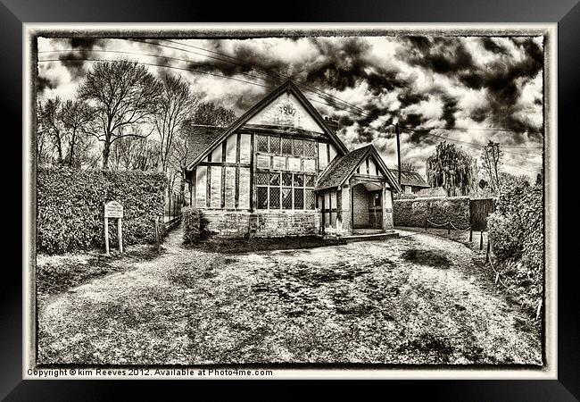 Kent Cottage Framed Print by kim Reeves