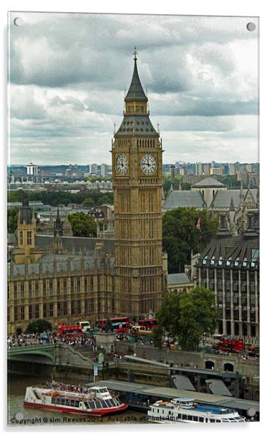 London Landmark Acrylic by kim Reeves