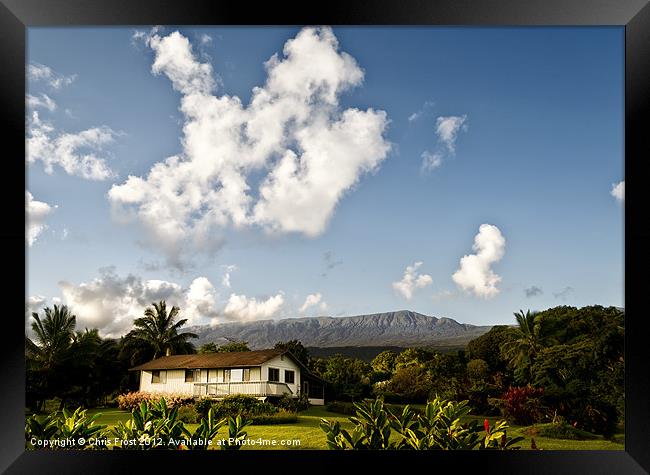 In the Shadow of Haleakala Framed Print by Chris Frost