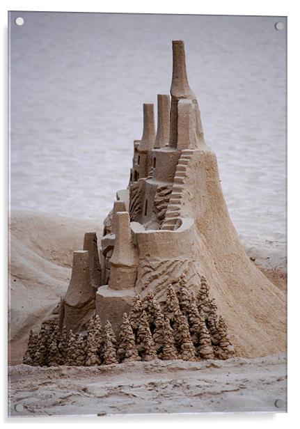 Sand spires Acrylic by Kevin White