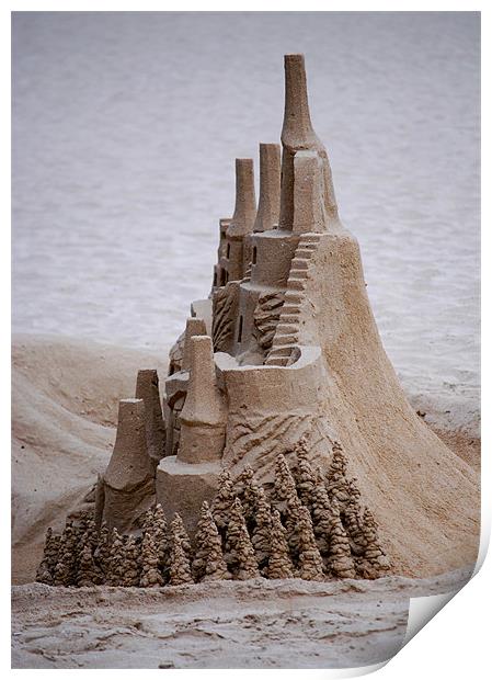 Sand spires Print by Kevin White