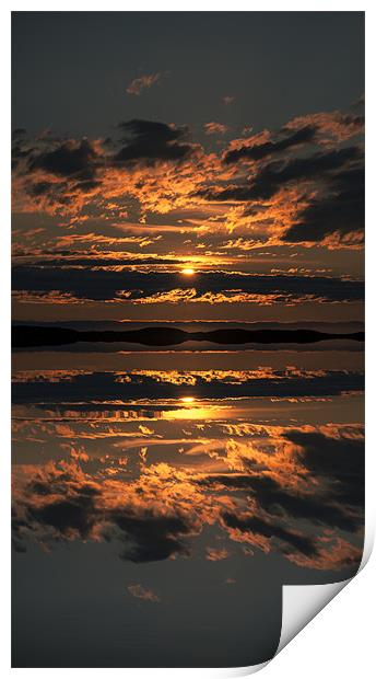 False Sunset Print by Natures' Canvas: Wall Art  & Prints by Andy Astbury