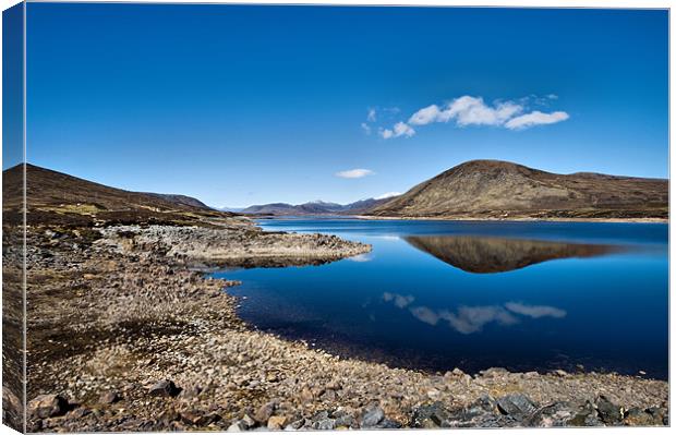 Loch Reflections Canvas Print by Jacqi Elmslie