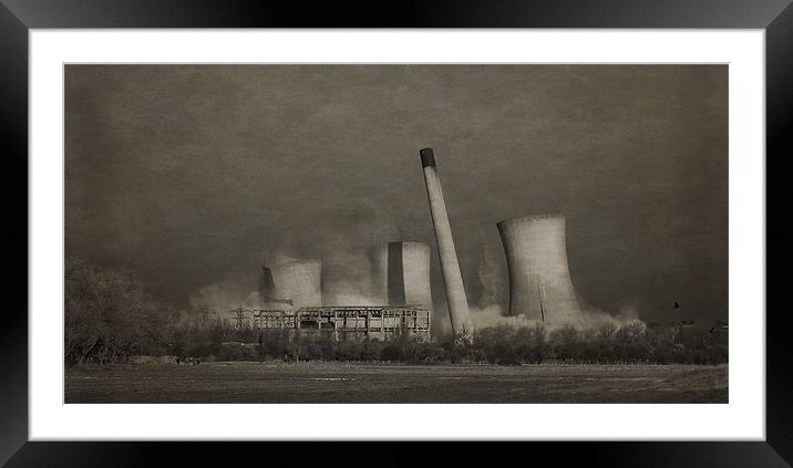 Richbrough Power Station. KENT Framed Mounted Print by Peter Oak