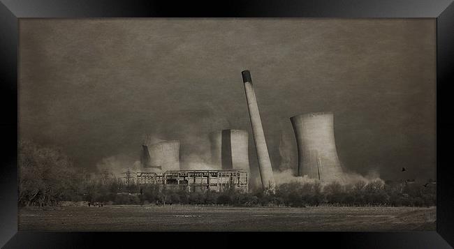 Richbrough Power Station. KENT Framed Print by Peter Oak