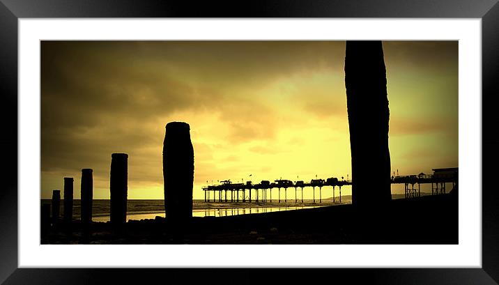 Teignmouth Pier Framed Mounted Print by Andy Evans Photos