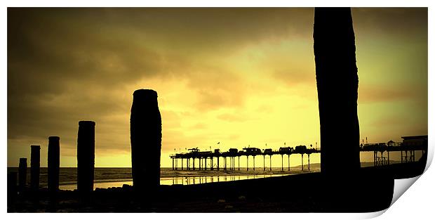 Teignmouth Pier Print by Andy Evans Photos