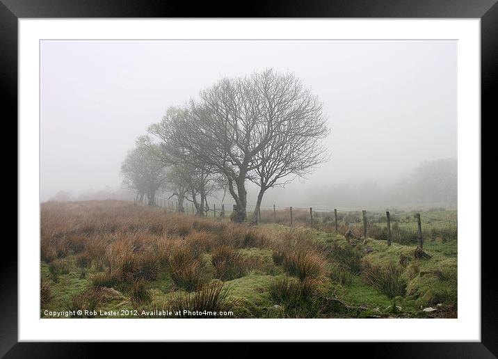 Season of Mists Framed Mounted Print by Rob Lester