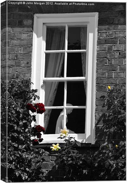 Rose Window. Canvas Print by John Morgan