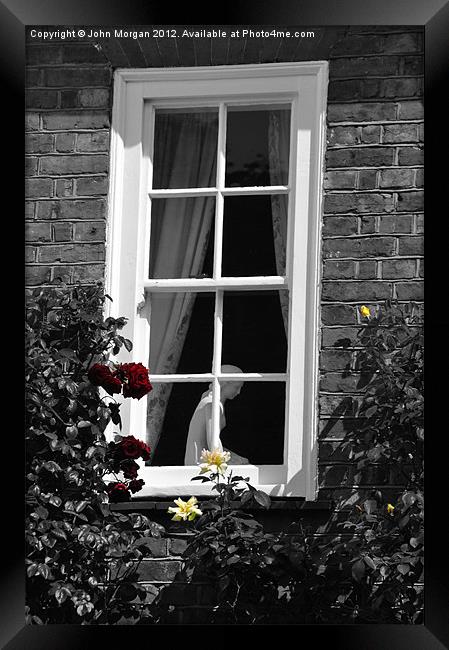 Rose Window. Framed Print by John Morgan