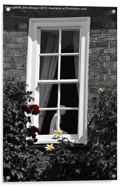 Rose Window. Acrylic by John Morgan