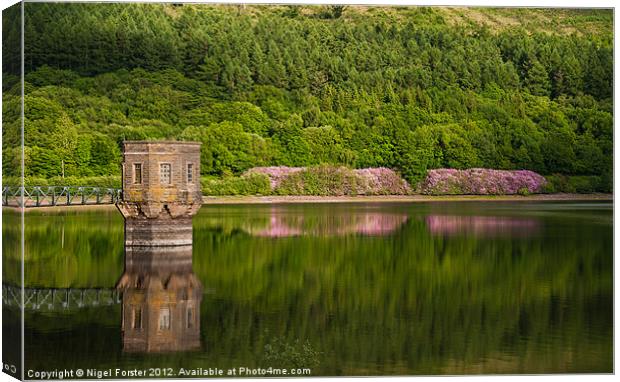 Talybont Reservoir Summser view Canvas Print by Creative Photography Wales