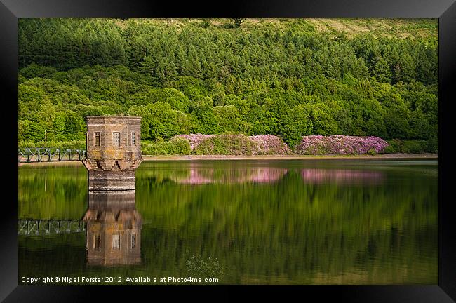Talybont Reservoir Summser view Framed Print by Creative Photography Wales