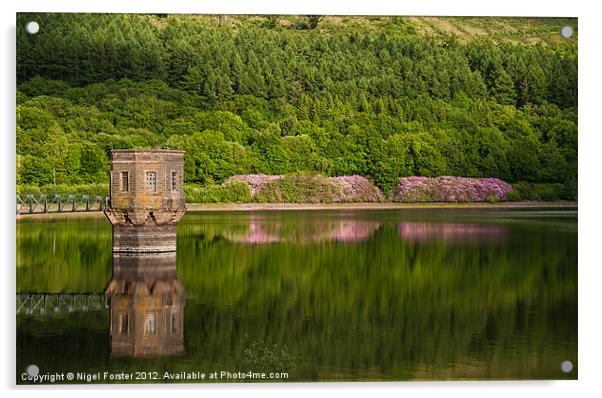 Talybont Reservoir Summser view Acrylic by Creative Photography Wales