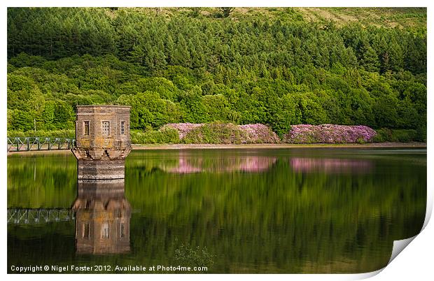Talybont Reservoir Summser view Print by Creative Photography Wales