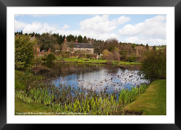 Felly Priory Framed Mounted Print by Elaine Whitby