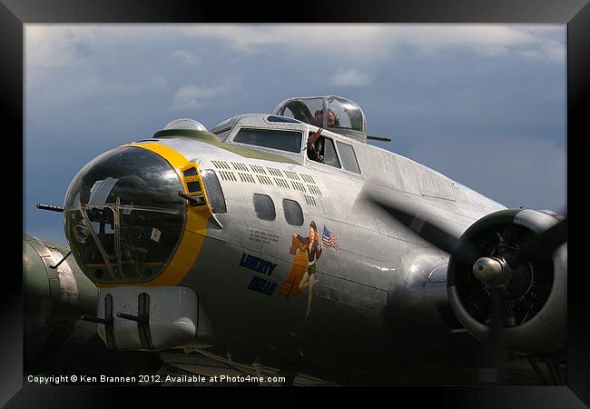 Liberty Belle at Duxford Framed Print by Oxon Images
