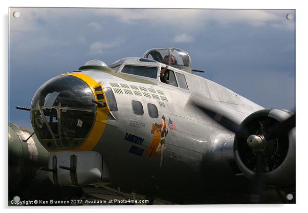 Liberty Belle at Duxford Acrylic by Oxon Images