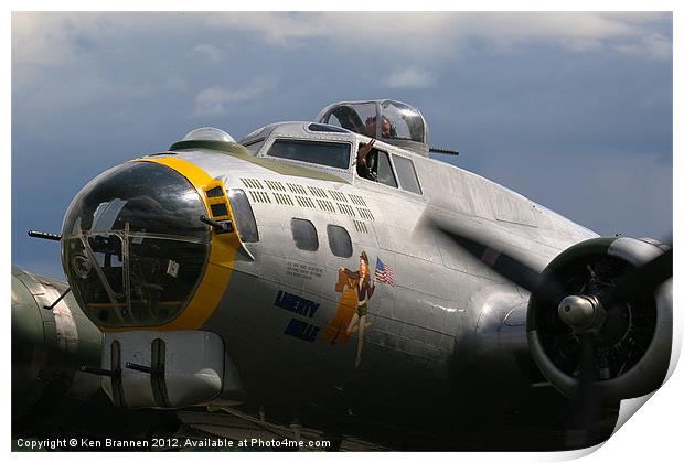 Liberty Belle at Duxford Print by Oxon Images