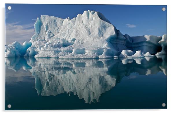 Iceberg reflections  Acrylic by mark humpage