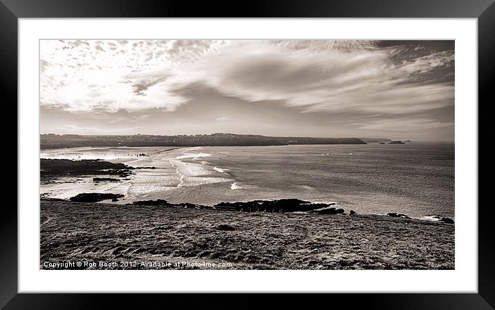 Dark Fistral Framed Mounted Print by Rob Booth