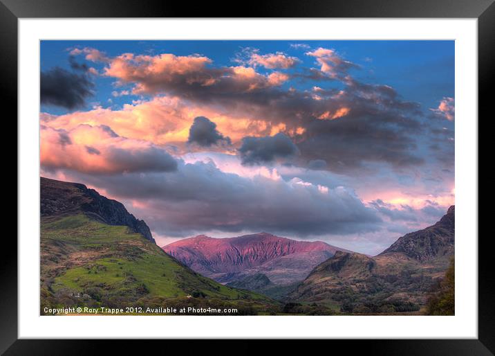 Snowdon - West face Framed Mounted Print by Rory Trappe