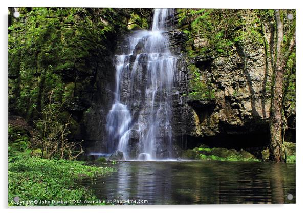 Swallet Falls Acrylic by John Dunbar