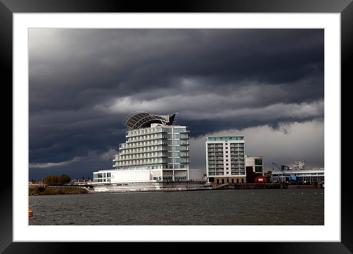 Cardiff Bay and St David's Hotel Framed Mounted Print by Gail Johnson