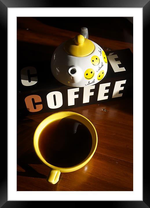 Coffee ? Framed Mounted Print by Marc Melander