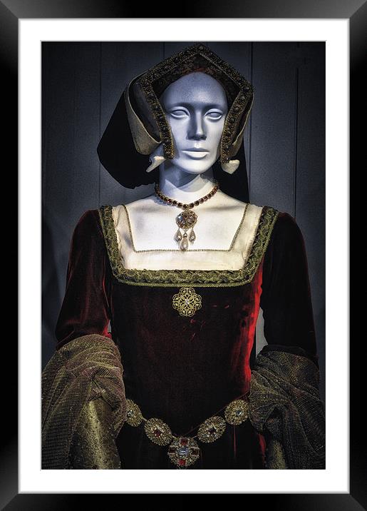 Hauntingly Beautiful.....Jane Seymour Framed Mounted Print by martin kimberley
