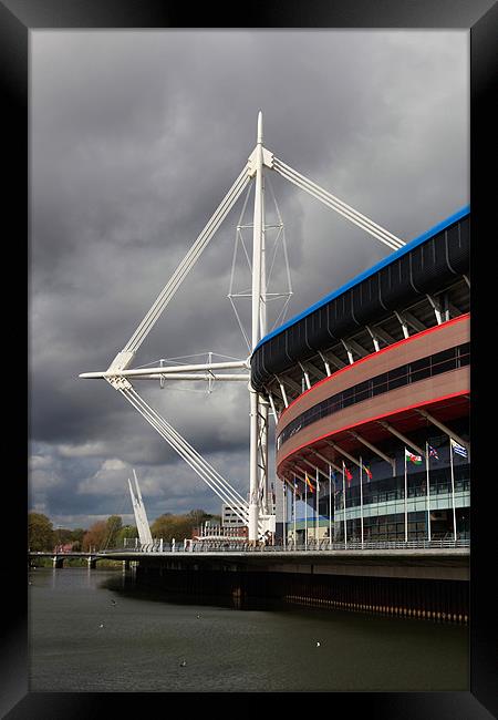 Millennium Stadium Framed Print by Gail Johnson